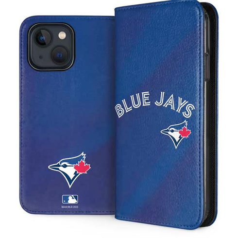MLB Toronto Blue Jays Alternate Jersey iPhone 15 Plus Folio Case