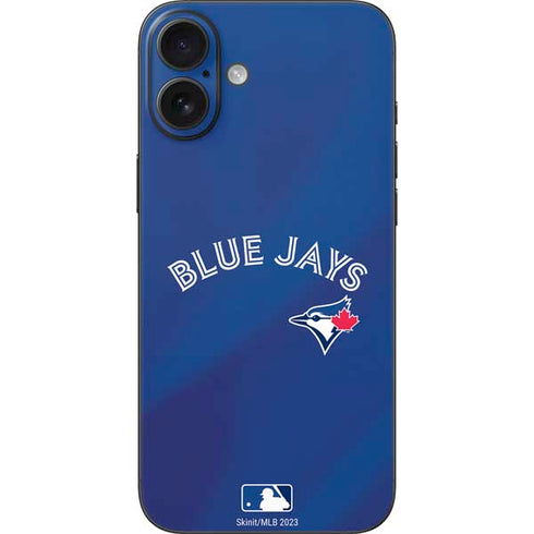 MLB Toronto Blue Jays Alternate Jersey iPhone 16 Plus Skin