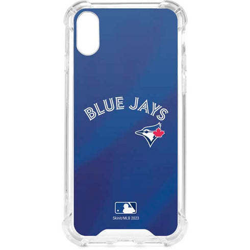 MLB Toronto Blue Jays Alternate Jersey iPhone XS Clear Case