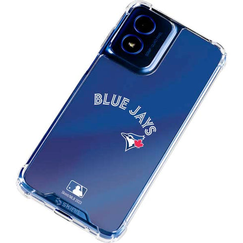 MLB Toronto Blue Jays Alternate Jersey Moto G Play 4G (2024) Clear Case