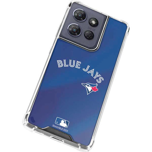 MLB Toronto Blue Jays Alternate Jersey Moto G Play 5G (2025) Clear Case
