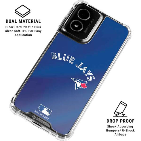 MLB Toronto Blue Jays Alternate Jersey Moto G Power 5G (2024) Clear Case