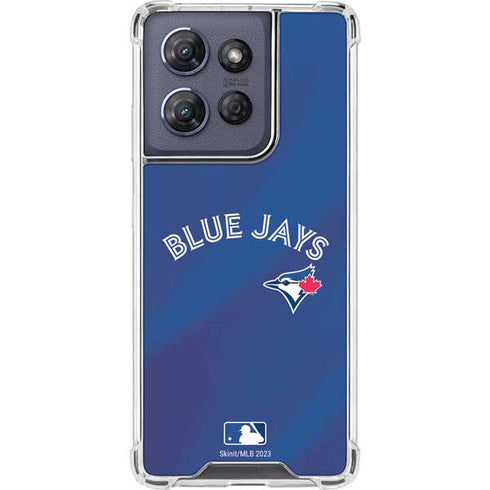 MLB Toronto Blue Jays Alternate Jersey Moto G Power 5G (2025) Clear Case