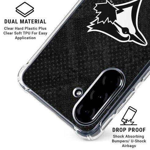 MLB Toronto Blue Jays Dark Wash Galaxy A36 5G Clear Case