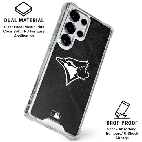 MLB Toronto Blue Jays Dark Wash Galaxy S26 Ultra Clear Case