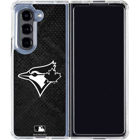 MLB Toronto Blue Jays Dark Wash Galaxy Z Fold5 5G Clear Case