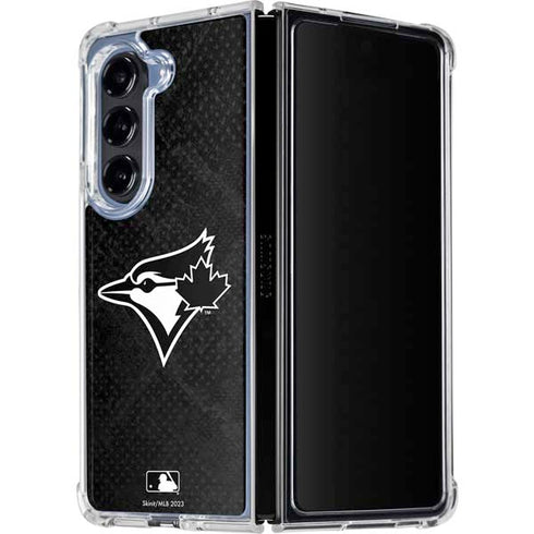MLB Toronto Blue Jays Dark Wash Galaxy Z Fold5 5G Clear Case