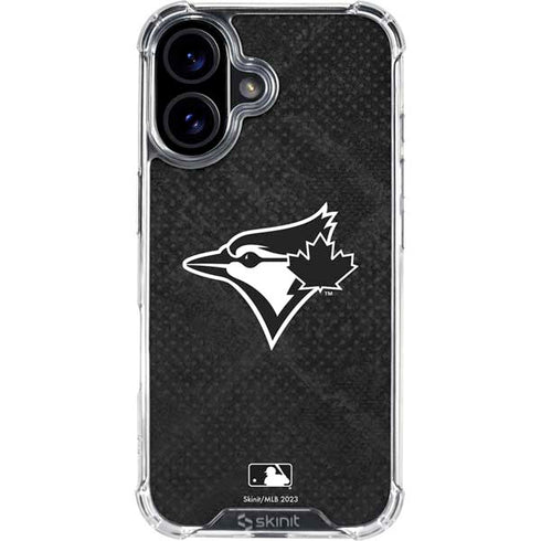 MLB Toronto Blue Jays Dark Wash iPhone 16 Plus Clear Case