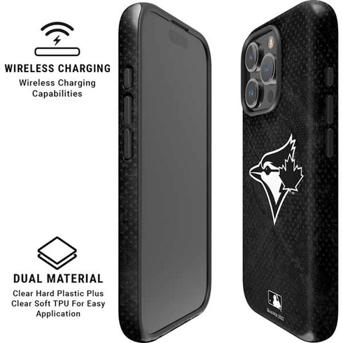 MLB Toronto Blue Jays Dark Wash iPhone 16 Pro Magsafe Impact Case