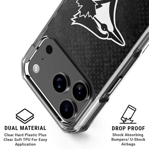 MLB Toronto Blue Jays Dark Wash iPhone 17 Pro Clear Case