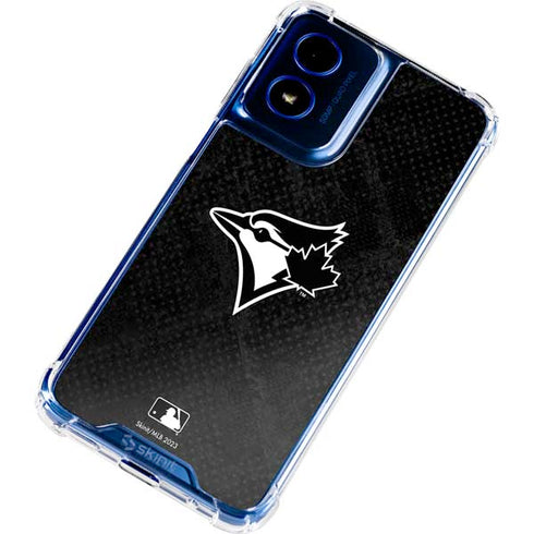 MLB Toronto Blue Jays Dark Wash Moto G Play 4G (2024) Clear Case