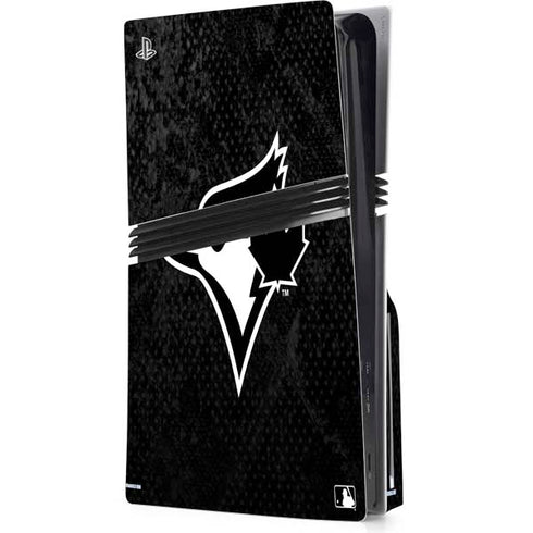 MLB Toronto Blue Jays Dark Wash PS5 Pro Disk Console Skin