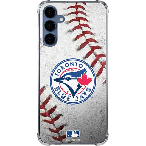 MLB Toronto Blue Jays Game Ball Galaxy A55 5G Clear Case
