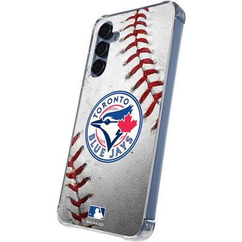 MLB Toronto Blue Jays Game Ball Galaxy A55 5G Clear Case