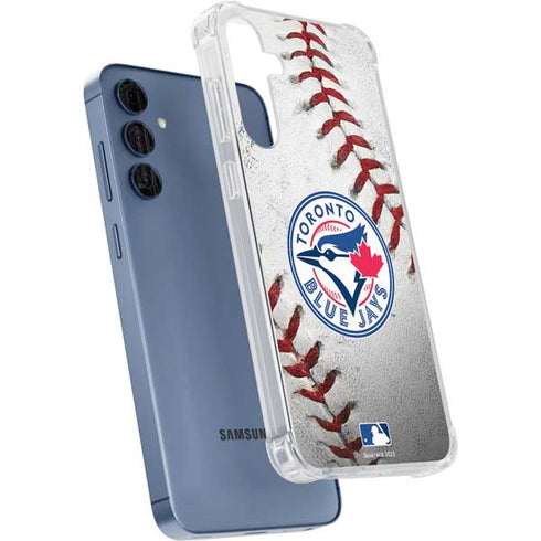 MLB Toronto Blue Jays Game Ball Galaxy A55 5G Clear Case