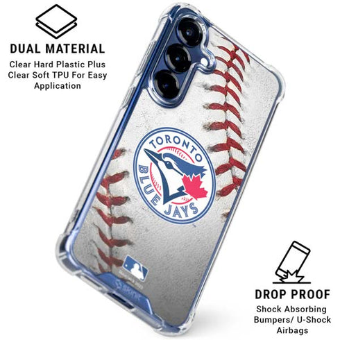 MLB Toronto Blue Jays Game Ball Galaxy S25 Clear Case