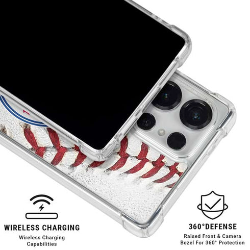 MLB Toronto Blue Jays Game Ball Galaxy S25 Ultra Clear Case