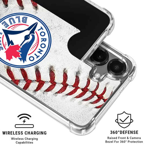 MLB Toronto Blue Jays Game Ball Galaxy S26 Plus Clear Case