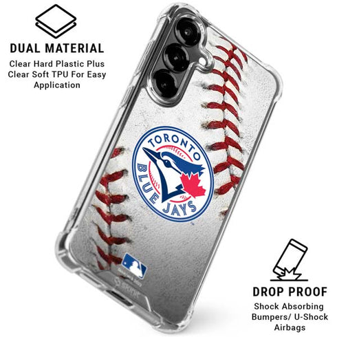 MLB Toronto Blue Jays Game Ball Galaxy S26 Plus Clear Case