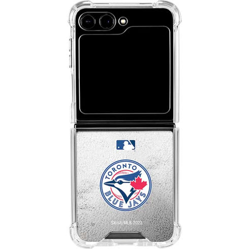 MLB Toronto Blue Jays Game Ball Galaxy Z Flip6 Clear Case