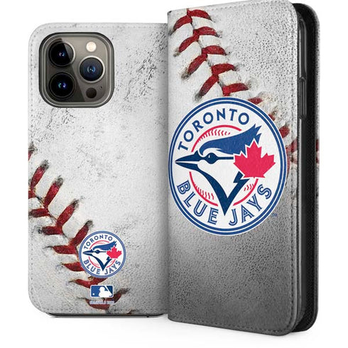 MLB Toronto Blue Jays Game Ball iPhone 14 Pro Max Folio Case