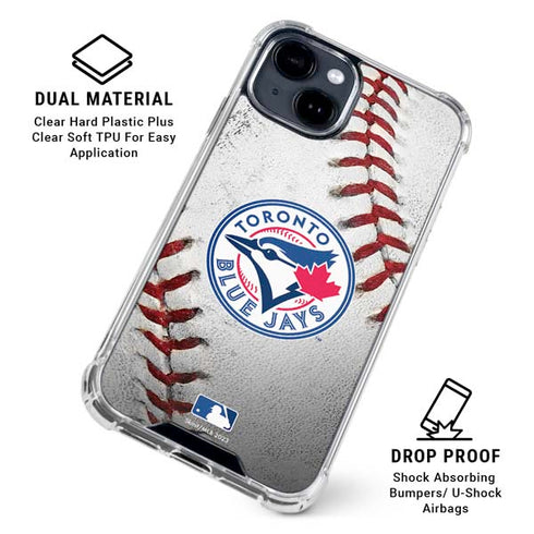 MLB Toronto Blue Jays Game Ball iPhone 15 Clear Case