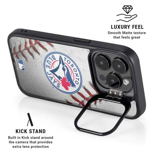 MLB Toronto Blue Jays Game Ball iPhone 15 Pro Max Kickstand Case