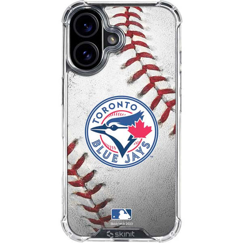 MLB Toronto Blue Jays Game Ball iPhone 16 Clear Case
