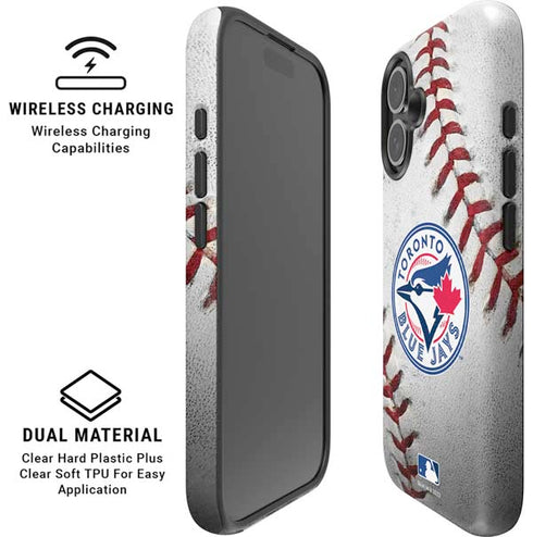MLB Toronto Blue Jays Game Ball iPhone 16 Magsafe Impact Case