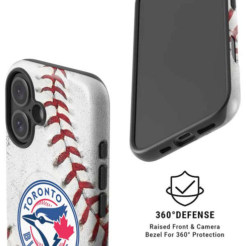 MLB Toronto Blue Jays Game Ball iPhone 16 Plus Magsafe Impact Case