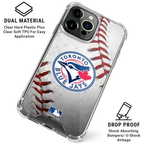 MLB Toronto Blue Jays Game Ball iPhone 16 Pro Max Clear Case