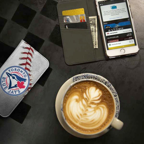 MLB Toronto Blue Jays Game Ball iPhone SE (2nd & 3rd Gen) Folio Case