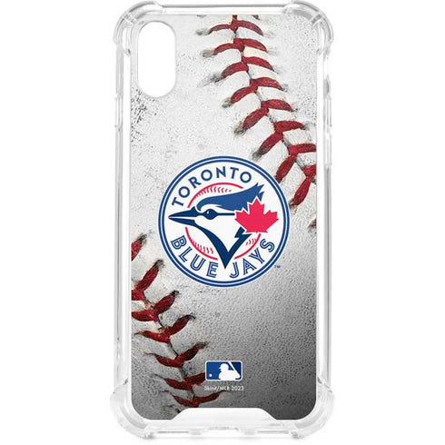 MLB Toronto Blue Jays Game Ball iPhone XS Clear Case