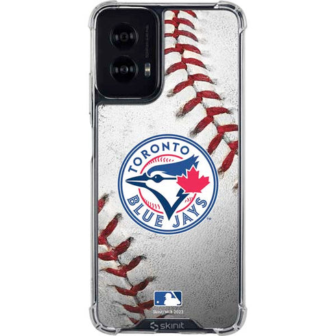 MLB Toronto Blue Jays Game Ball Moto G Power 5G (2024) Clear Case