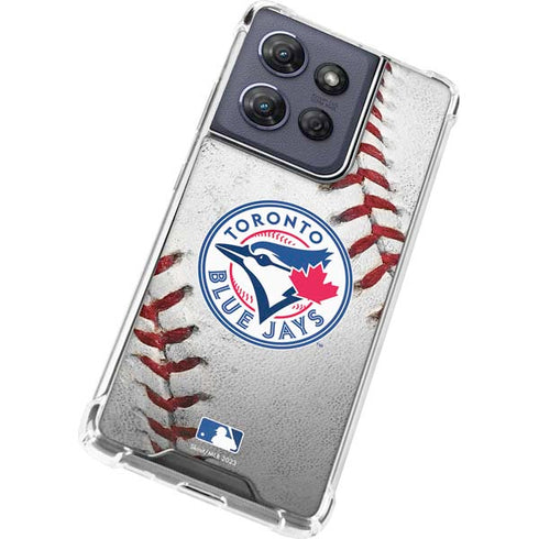 MLB Toronto Blue Jays Game Ball Moto G Power 5G (2025) Clear Case