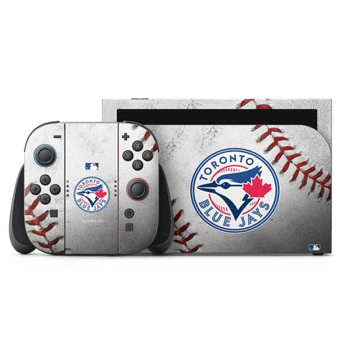 MLB Toronto Blue Jays Game Ball Nintendo Switch 2 (2025) with Joy-Con Skin
