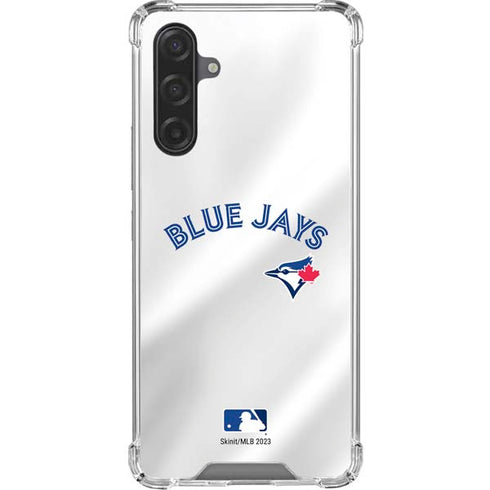 MLB Toronto Blue Jays Jersey Home Galaxy A17 Clear Case
