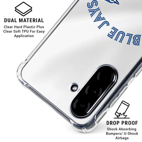 MLB Toronto Blue Jays Jersey Home Galaxy A36 5G Clear Case