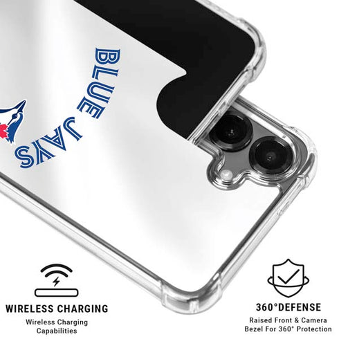 MLB Toronto Blue Jays Jersey Home Galaxy S26 Clear Case