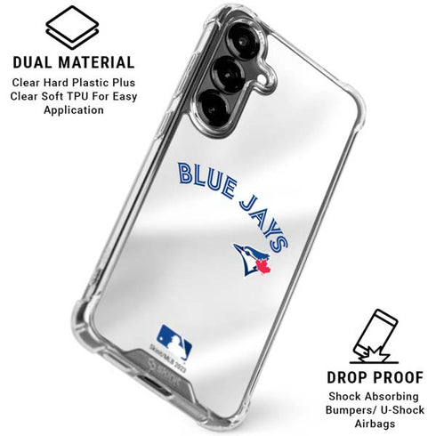 MLB Toronto Blue Jays Jersey Home Galaxy S26 Plus Clear Case