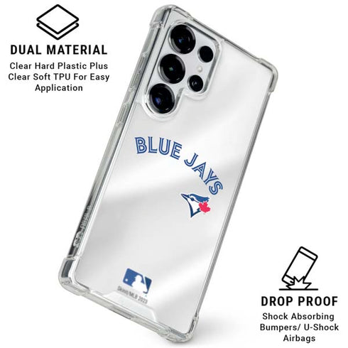 MLB Toronto Blue Jays Jersey Home Galaxy S26 Ultra Clear Case