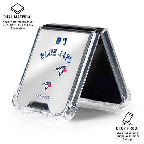 MLB Toronto Blue Jays Jersey Home Galaxy Z Flip6 Clear Case
