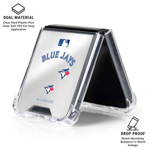 MLB Toronto Blue Jays Jersey Home Galaxy Z Flip7 Clear Case