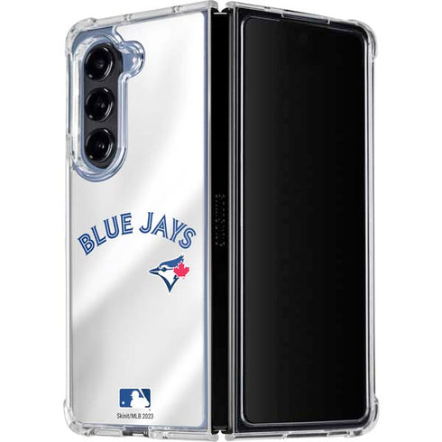 MLB Toronto Blue Jays Jersey Home Galaxy Z Fold5 5G Clear Case