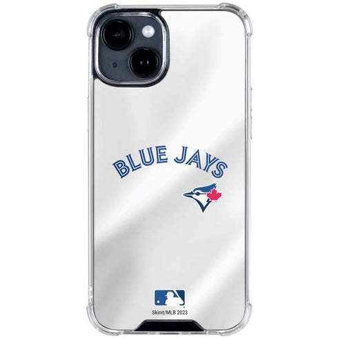 MLB Toronto Blue Jays Jersey Home iPhone 15 Clear Case