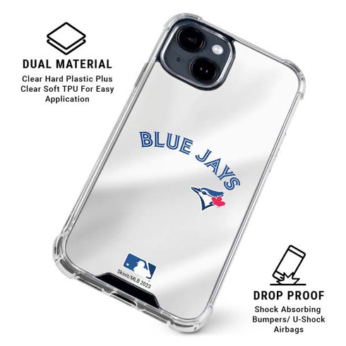 MLB Toronto Blue Jays Jersey Home iPhone 15 Clear Case
