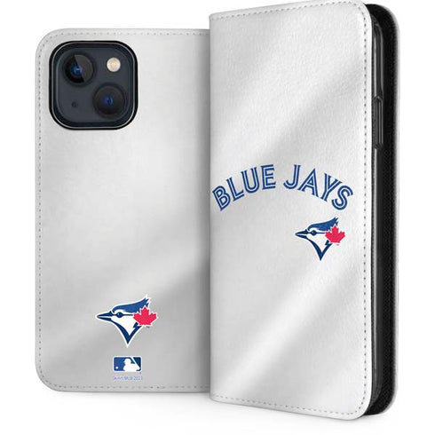 MLB Toronto Blue Jays Jersey Home iPhone 15 Plus Folio Case