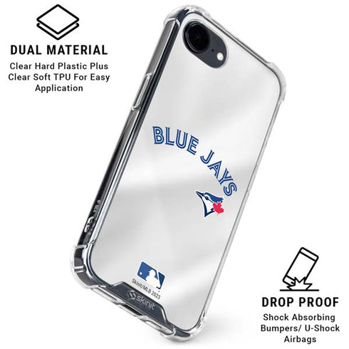 MLB Toronto Blue Jays Jersey Home iPhone 16e Clear Case