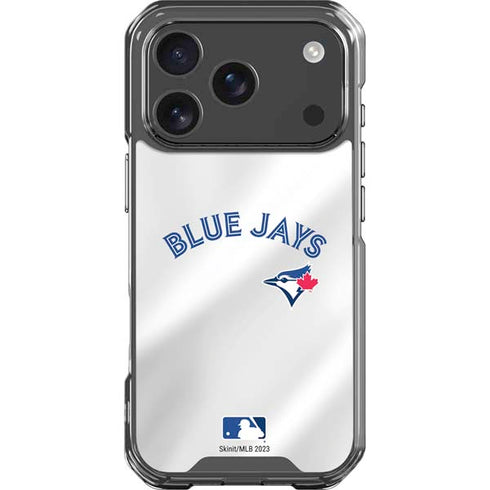 MLB Toronto Blue Jays Jersey Home iPhone 17 Pro Clear Case