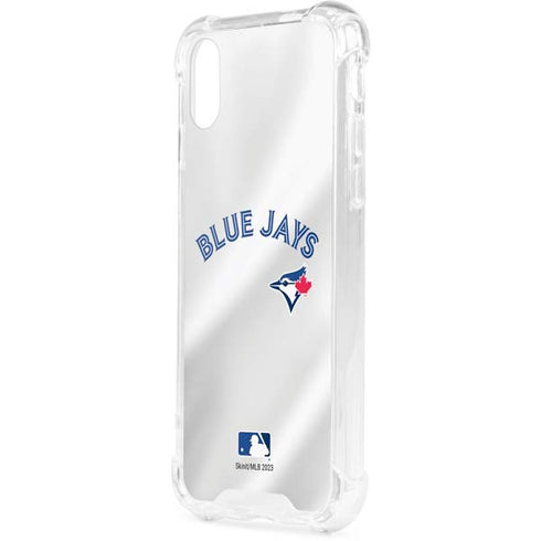 MLB Toronto Blue Jays Jersey Home iPhone XS Clear Case